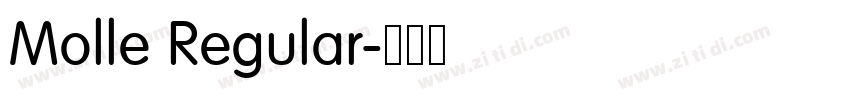 Molle Regular字体转换